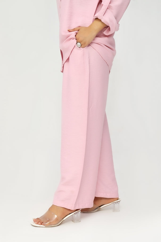 Petal Pink Relaxed Co-Ord Set