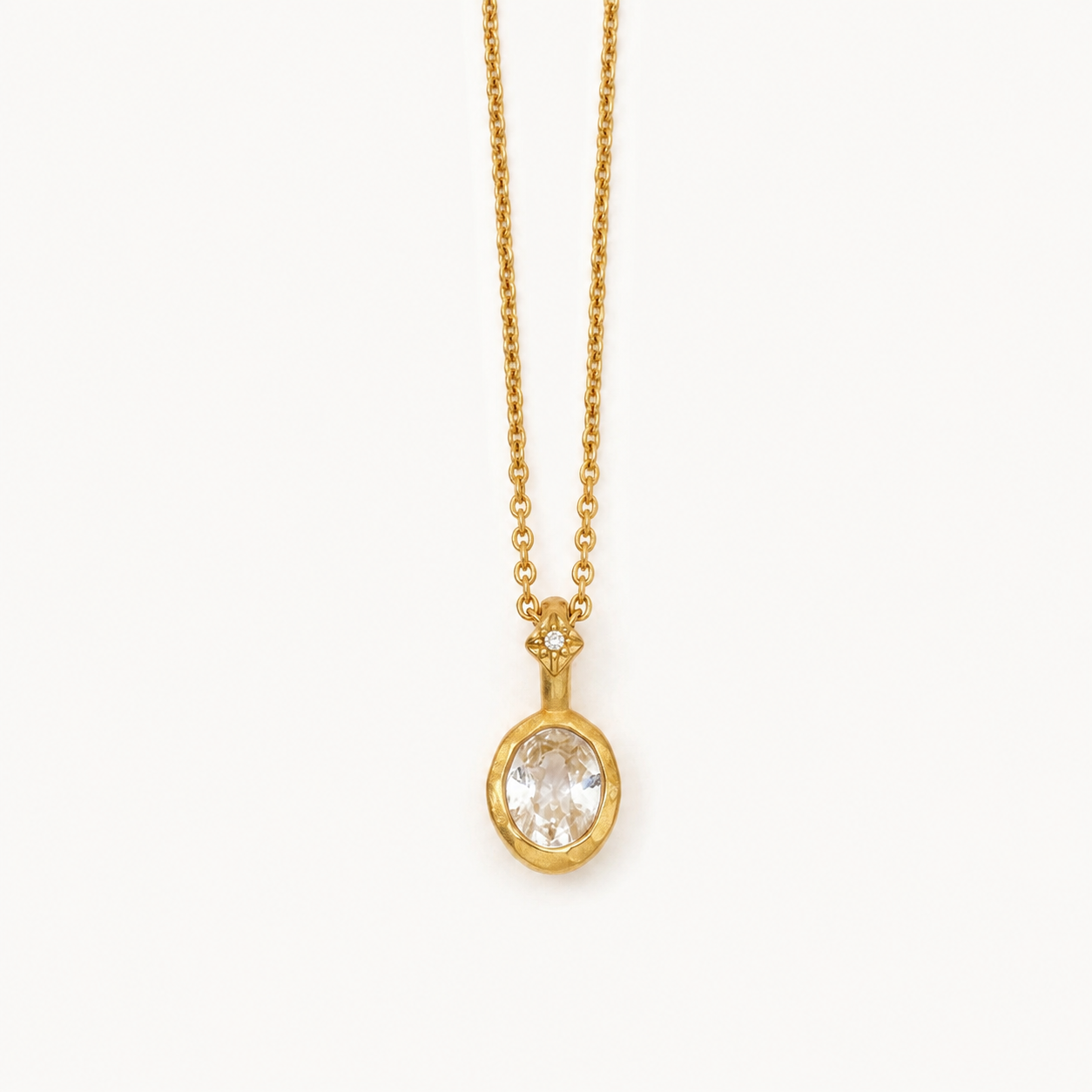 Gold-tone pendant necklace