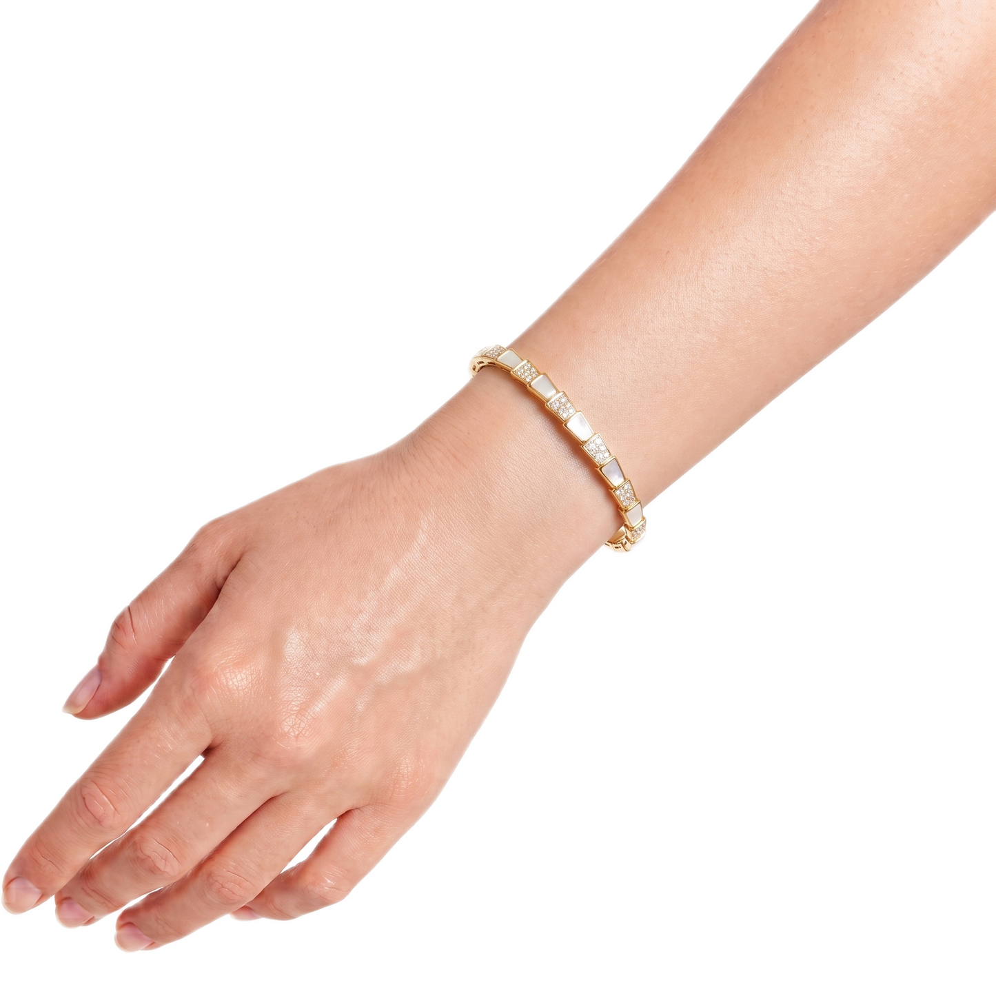Celeste Crystal Link Bangle