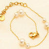 Dainty Pearl Station Bracelet