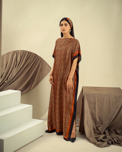 Silky Long Kaftan