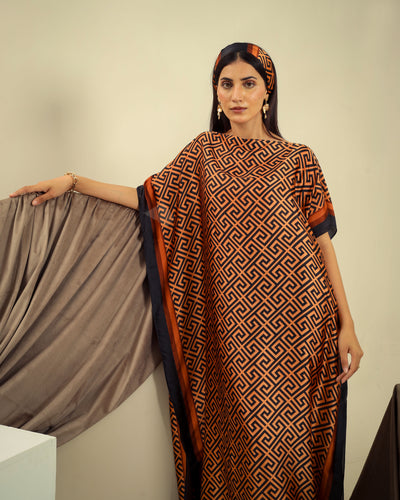 Silky Long Kaftan