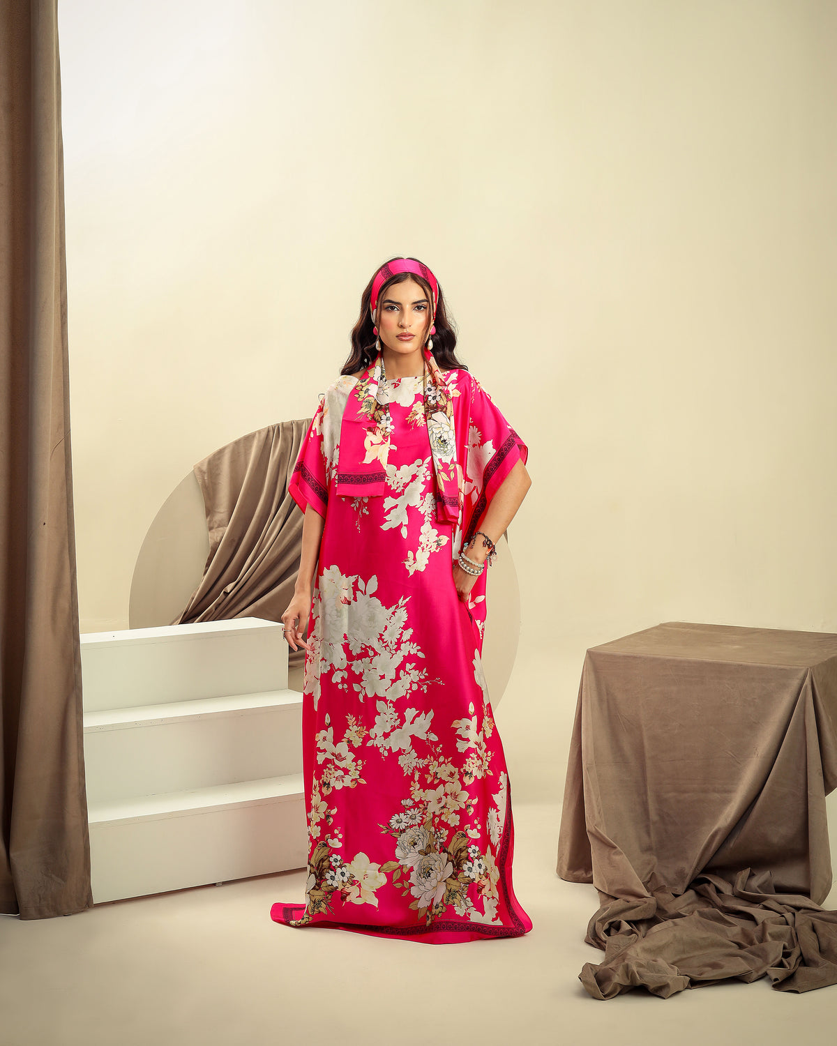 Floral Print Long Dress