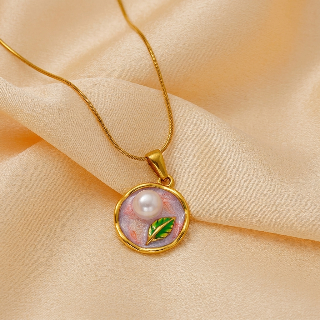 Enameled  Pearl