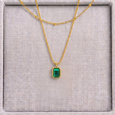 Double Émeraude Necklace