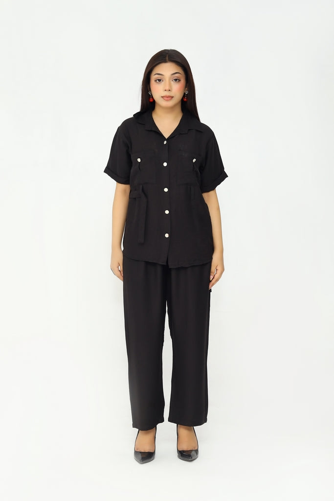 Noir Belted Co-Ord Set (Teens)