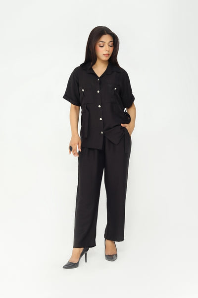 Noir Belted Co-Ord Set (Teens)