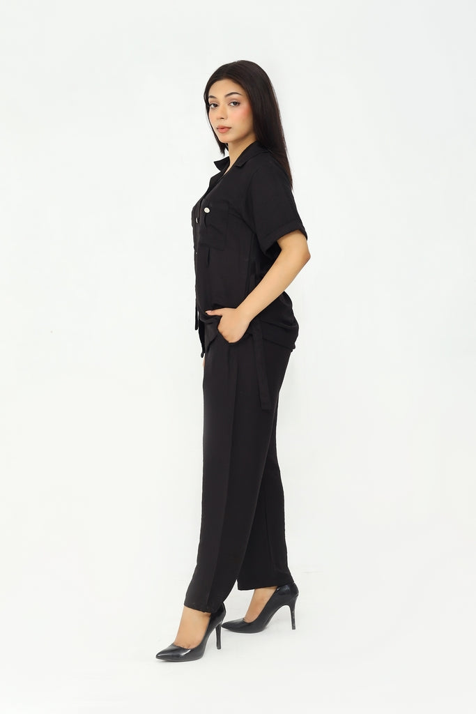 Noir Belted Co-Ord Set (Teens)