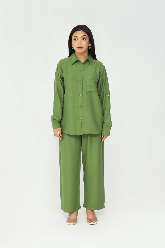 Olive Green Co-Ord Set