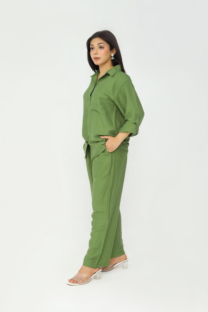 Olive Green Co-Ord Set