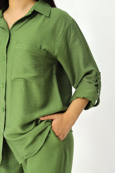 Olive Green Co-Ord Set