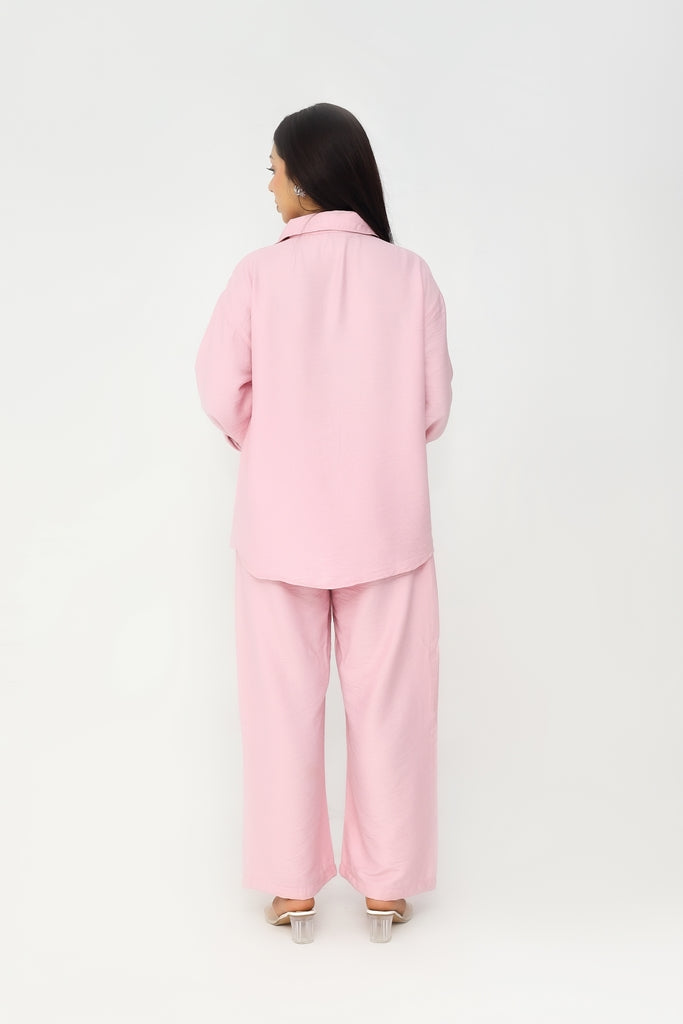 Petal Pink Relaxed Co-Ord Set