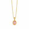 Gold-tone pendant  necklace