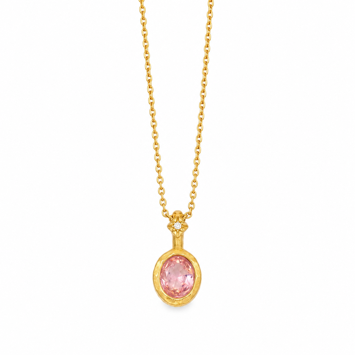 Gold-tone pendant  necklace