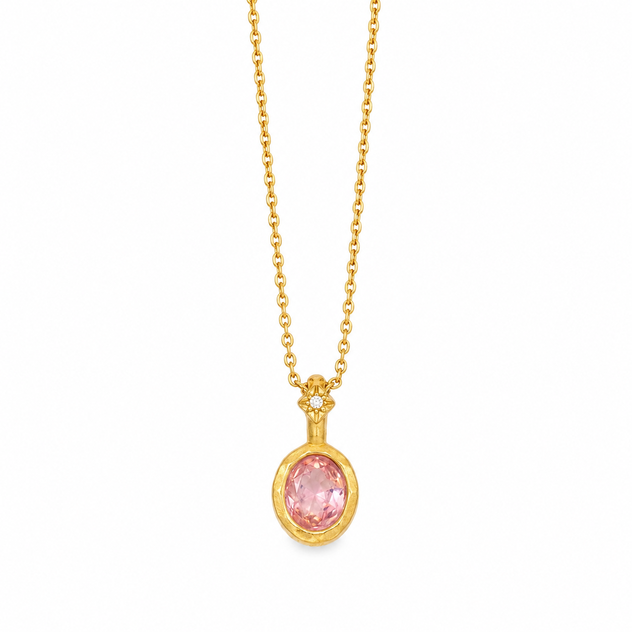 Gold-tone pendant  necklace