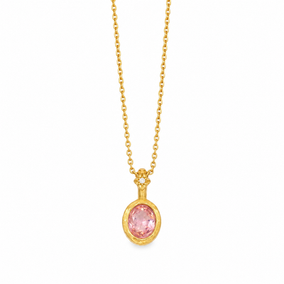 Gold-tone pendant  necklace