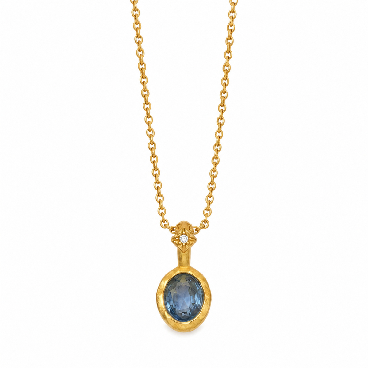 Gold-tone pendant  necklace