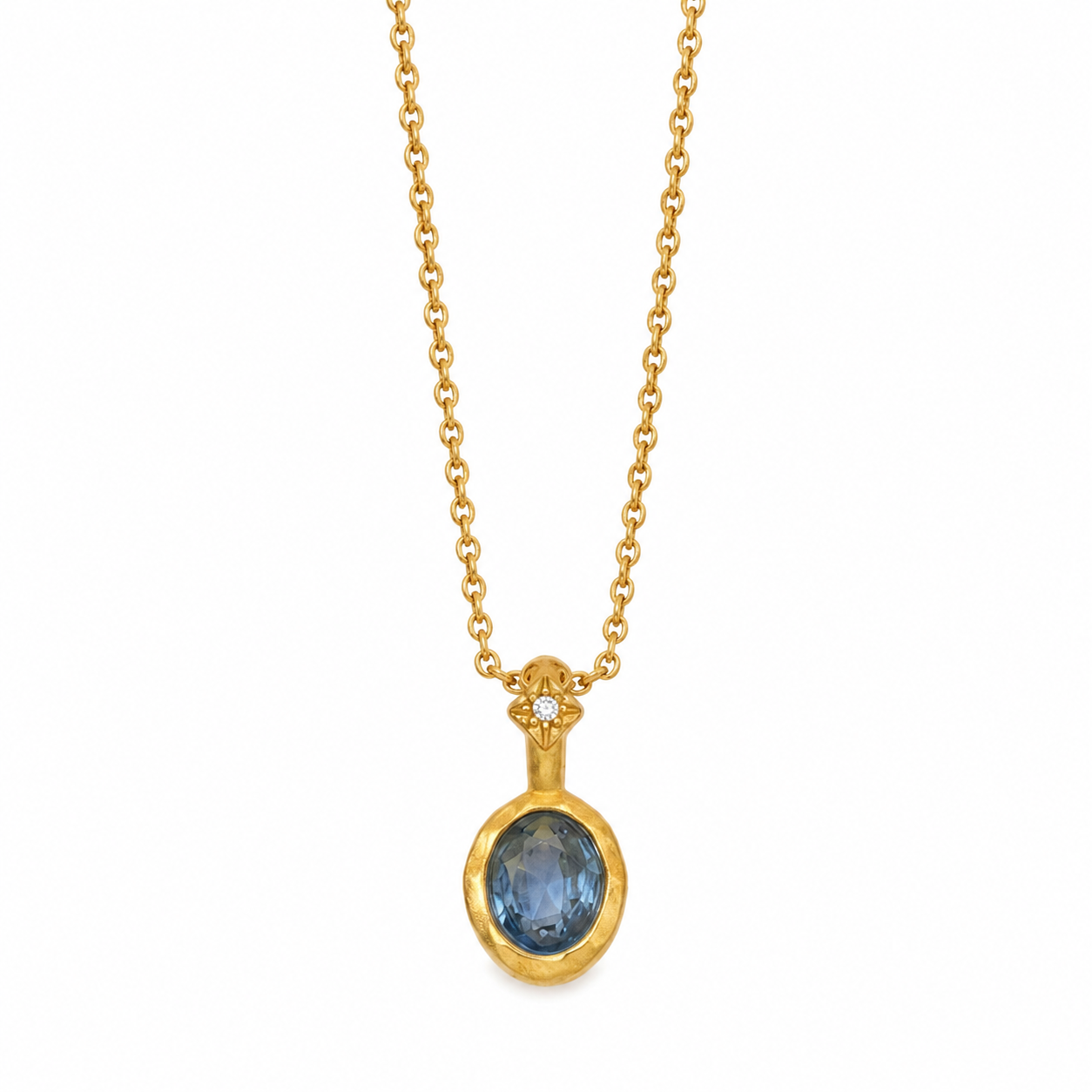 Gold-tone pendant  necklace