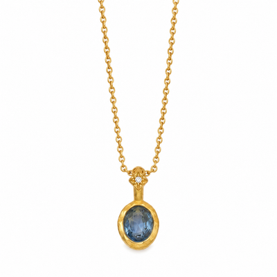 Gold-tone pendant  necklace