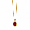 Gold-tone pendant  necklace
