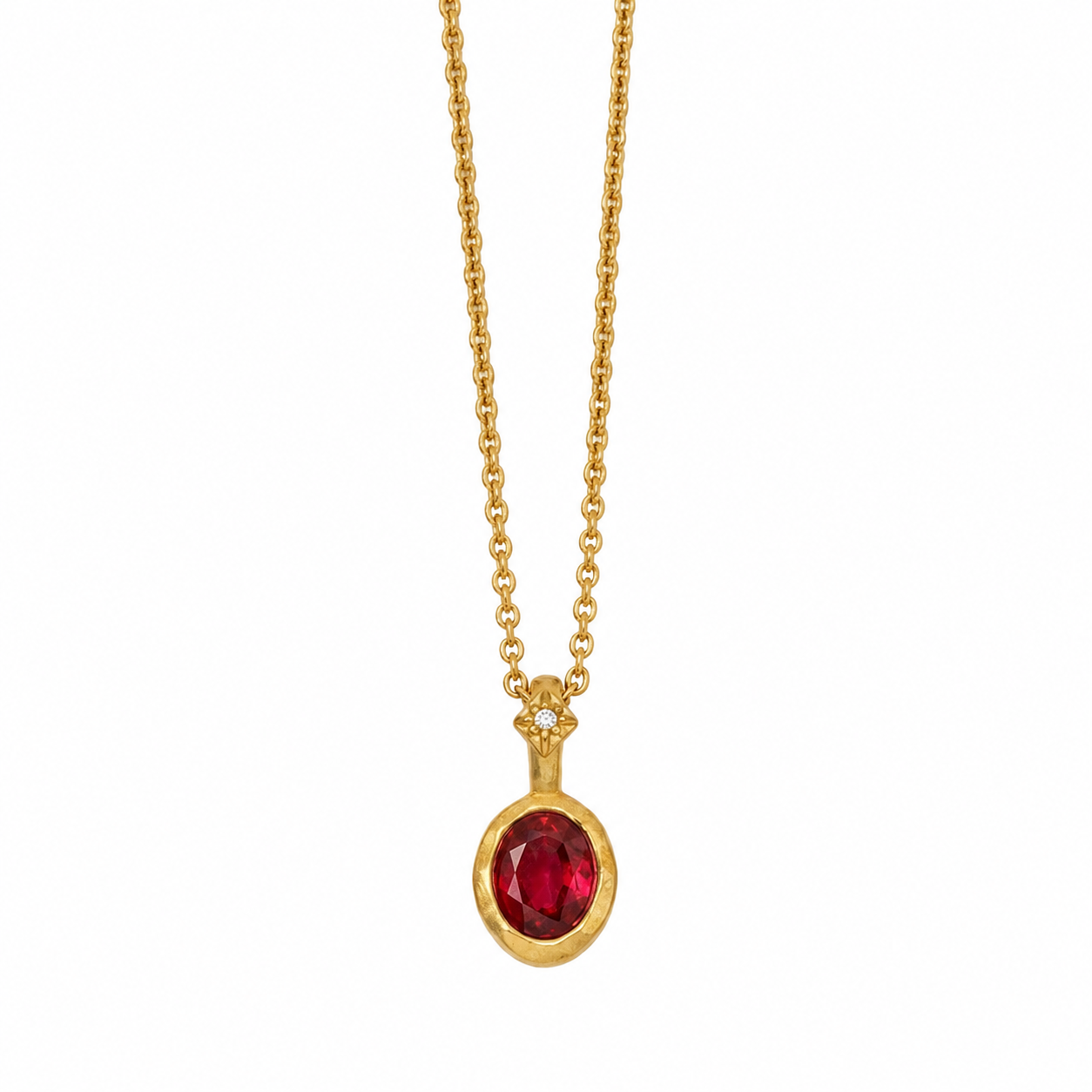Gold-tone pendant  necklace