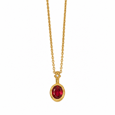 Gold-tone pendant  necklace
