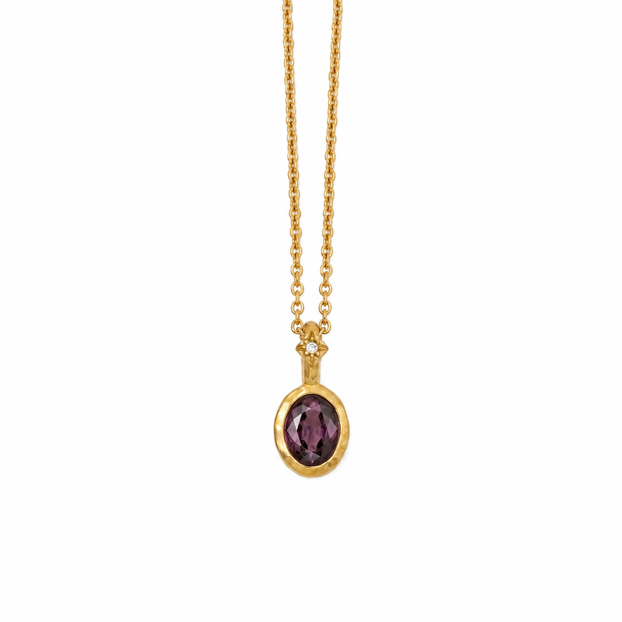Gold-tone pendant  necklace