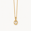 Gold-tone pendant  necklace