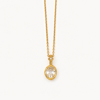 Gold-tone pendant  necklace