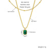 Double Émeraude Necklace