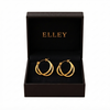 Gold Double-Hoop