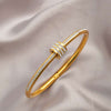 Luxe Triple Knot Crystal Bangle