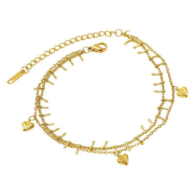 Eterna Heart Layered Bracelet