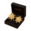 gold-tone starburst stud earrings
