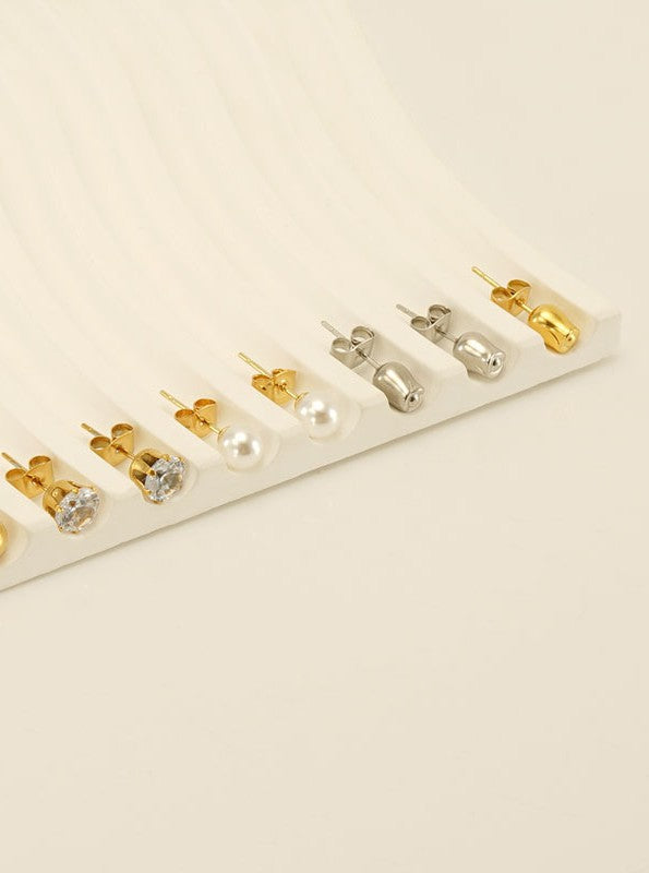 Dainty Pearl Studs