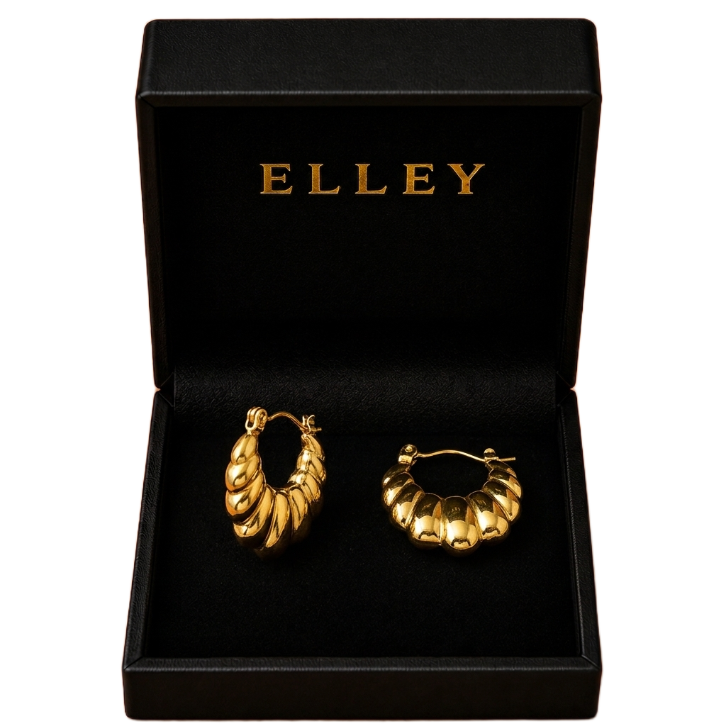Coquille Ripple Hoops