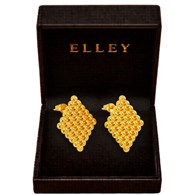 Gilded Lozenge Studs