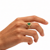Green Tear Drop Halo