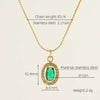 1. Emerald Royale Vintage Pendant Necklace