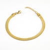 Gold Herringbone Bracelet