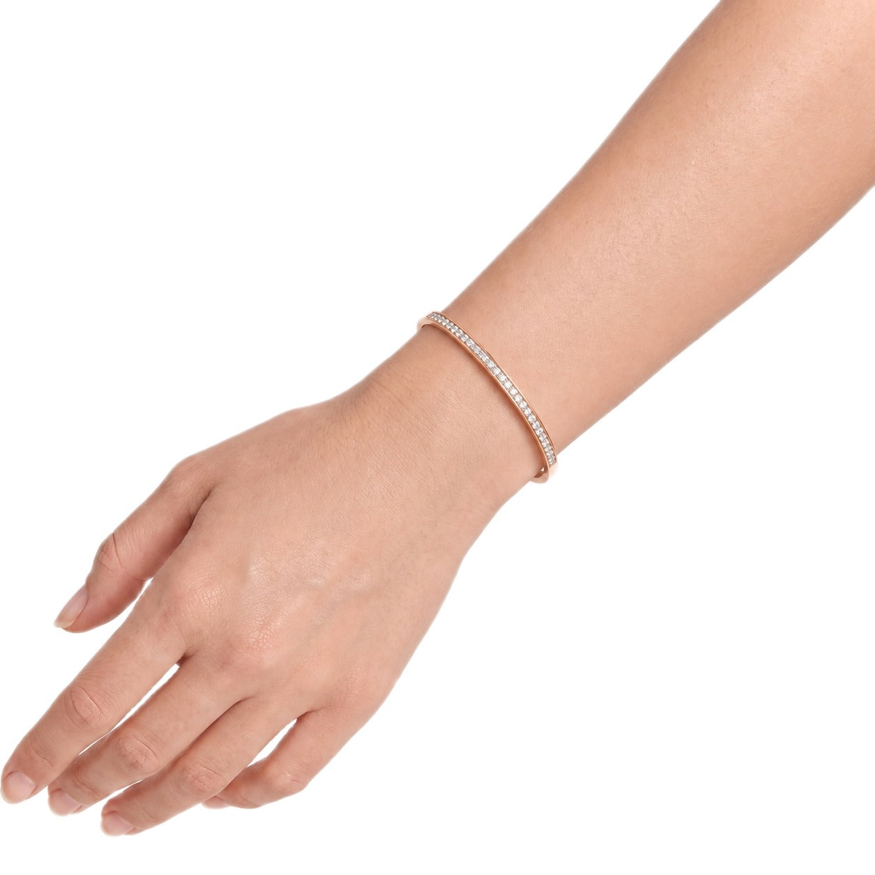 Eclat Crystal Slim Bangle