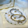 Luxe Triple Knot Crystal Bangle