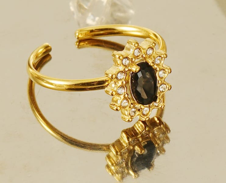 Midnight Drop Ring