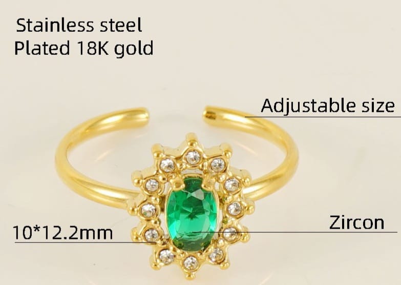 Midnight Drop Ring